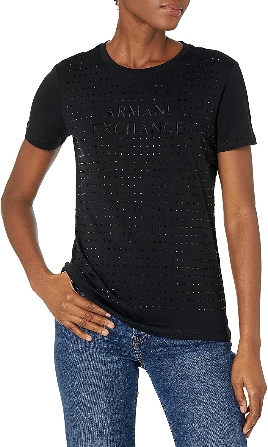ARMANI EXCHANGE AX T-shirt Donna nero