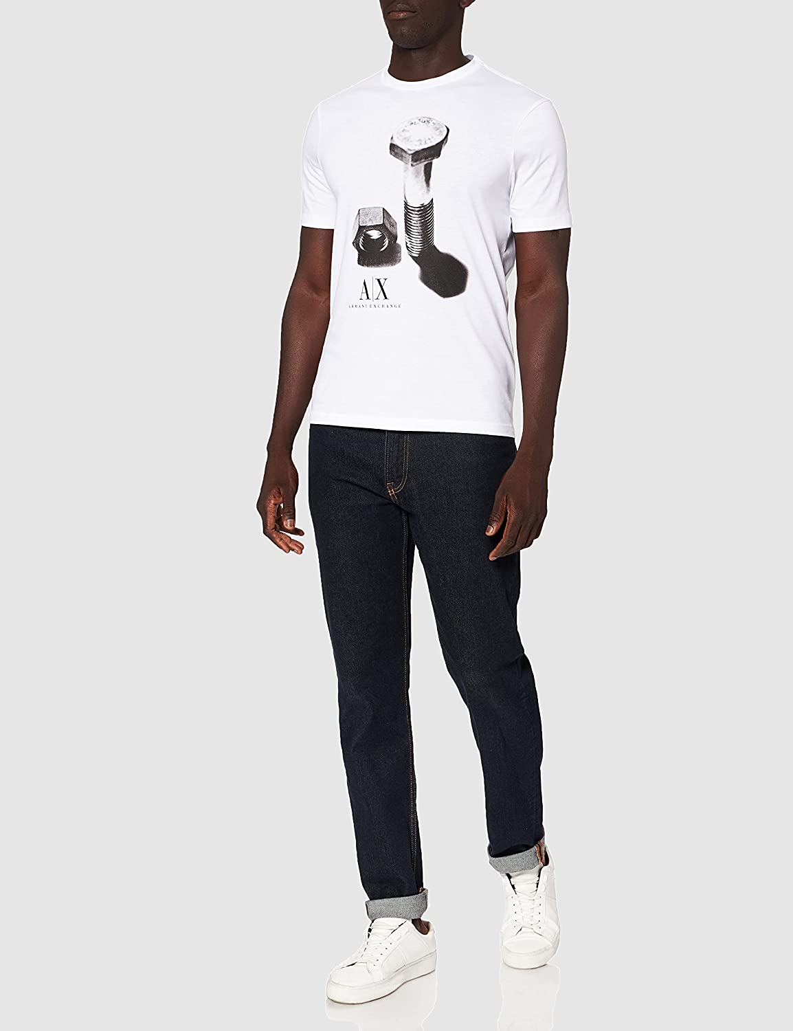 ARMANI EXCHANGE AX T-shirt Uomo bianco