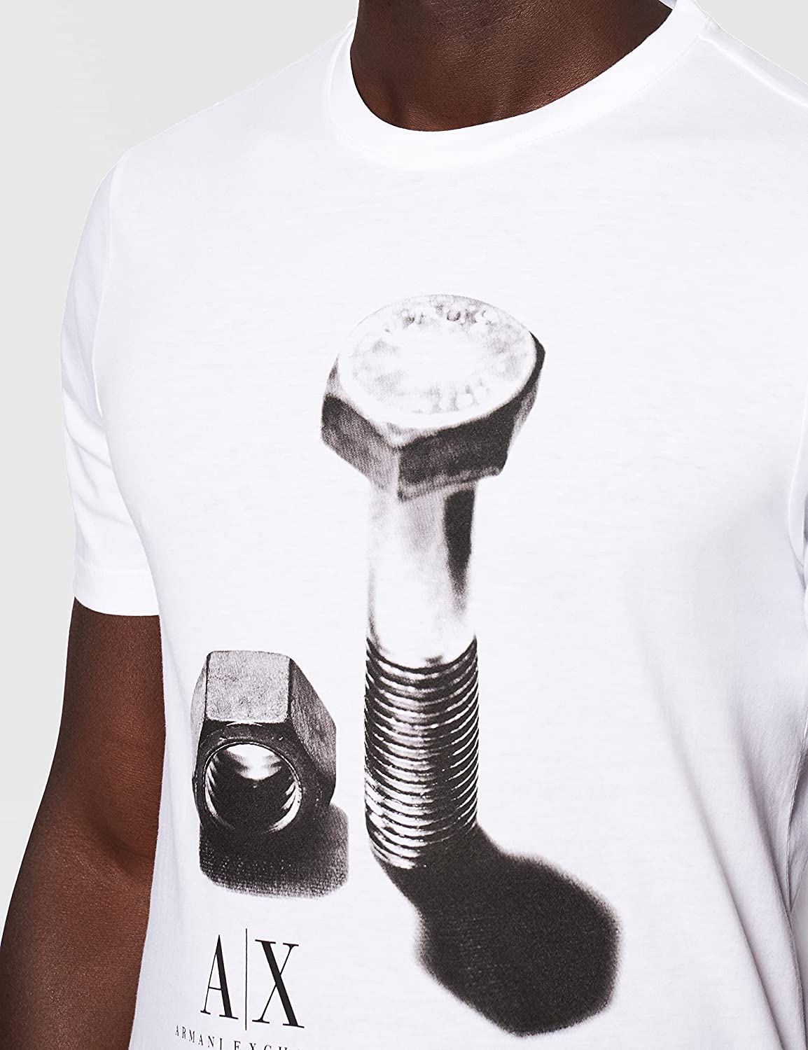 ARMANI EXCHANGE AX T-shirt Uomo bianco