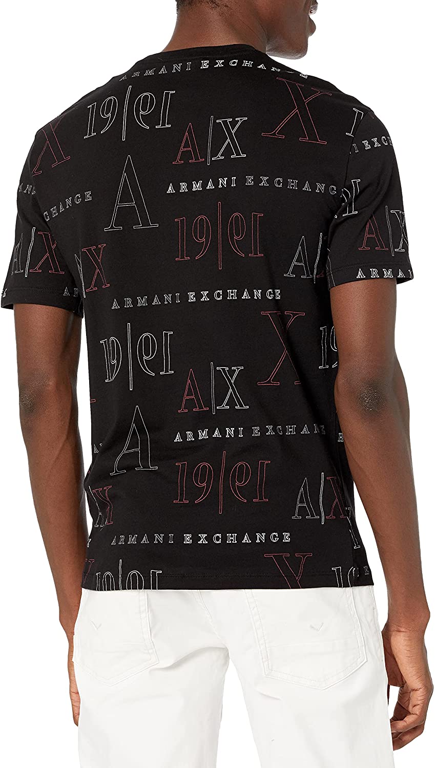 ARMANI EXCHANGE AX T-shirt Uomo nero 6KZTFW ZJ1DZ 2235