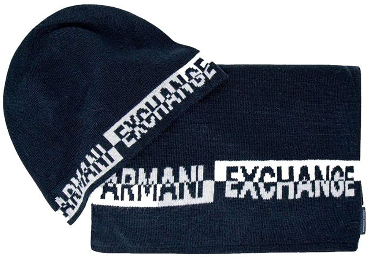 ARMANI EXCHANGE AX Cappello e Sciarpa Uomo multicolore