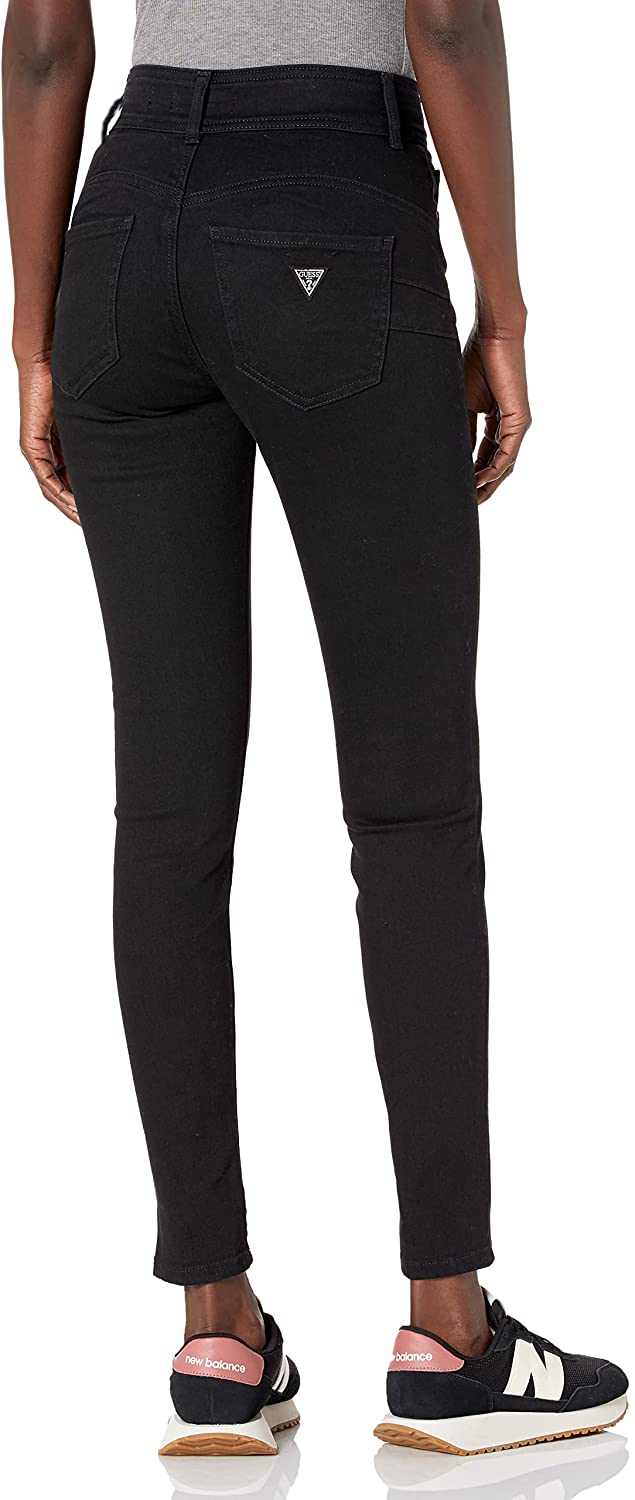 GUESS PANTALONE 5 TASCHE Donna nero