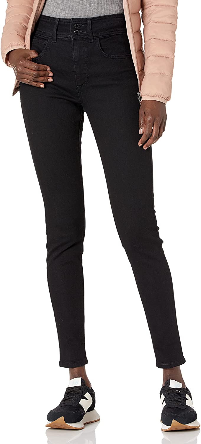 GUESS PANTALONE 5 TASCHE Donna nero