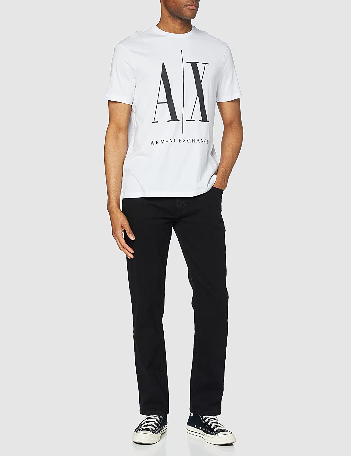 ARMANI EXCHANGE AX T-shirt Uomo bianco