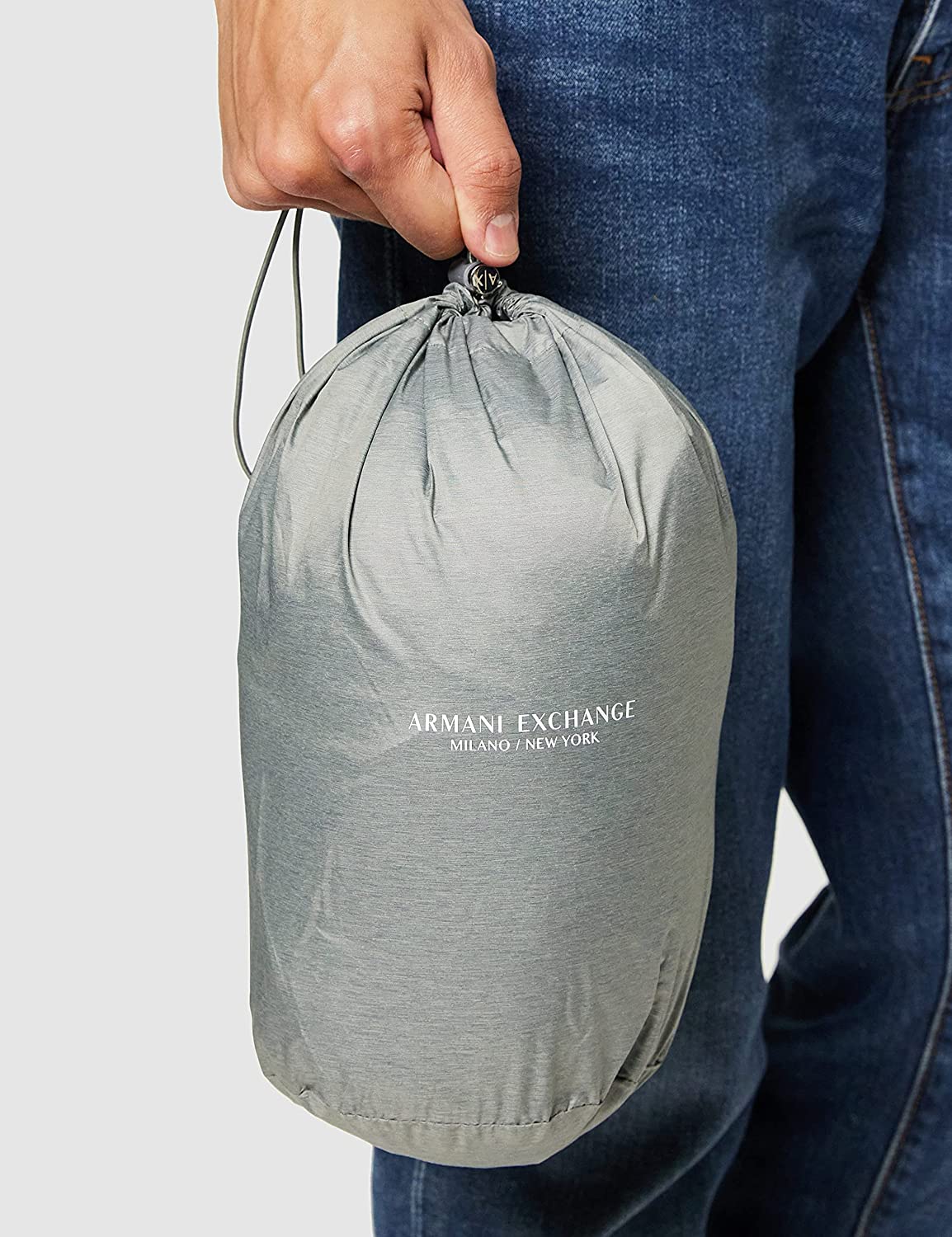 ARMANI EXCHANGE AX Smanicato Uomo grigio