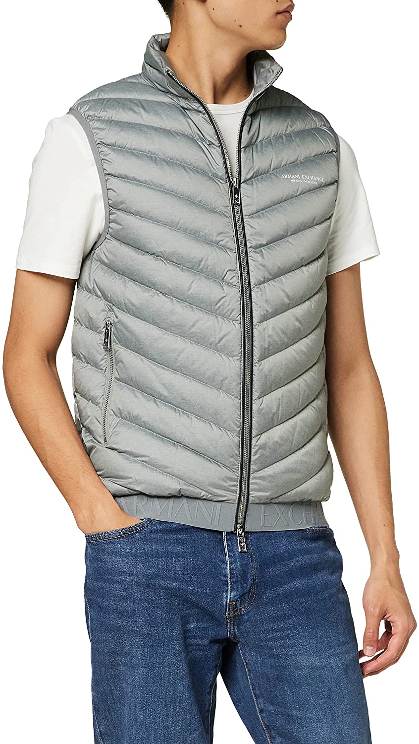 ARMANI EXCHANGE AX Smanicato Uomo grigio