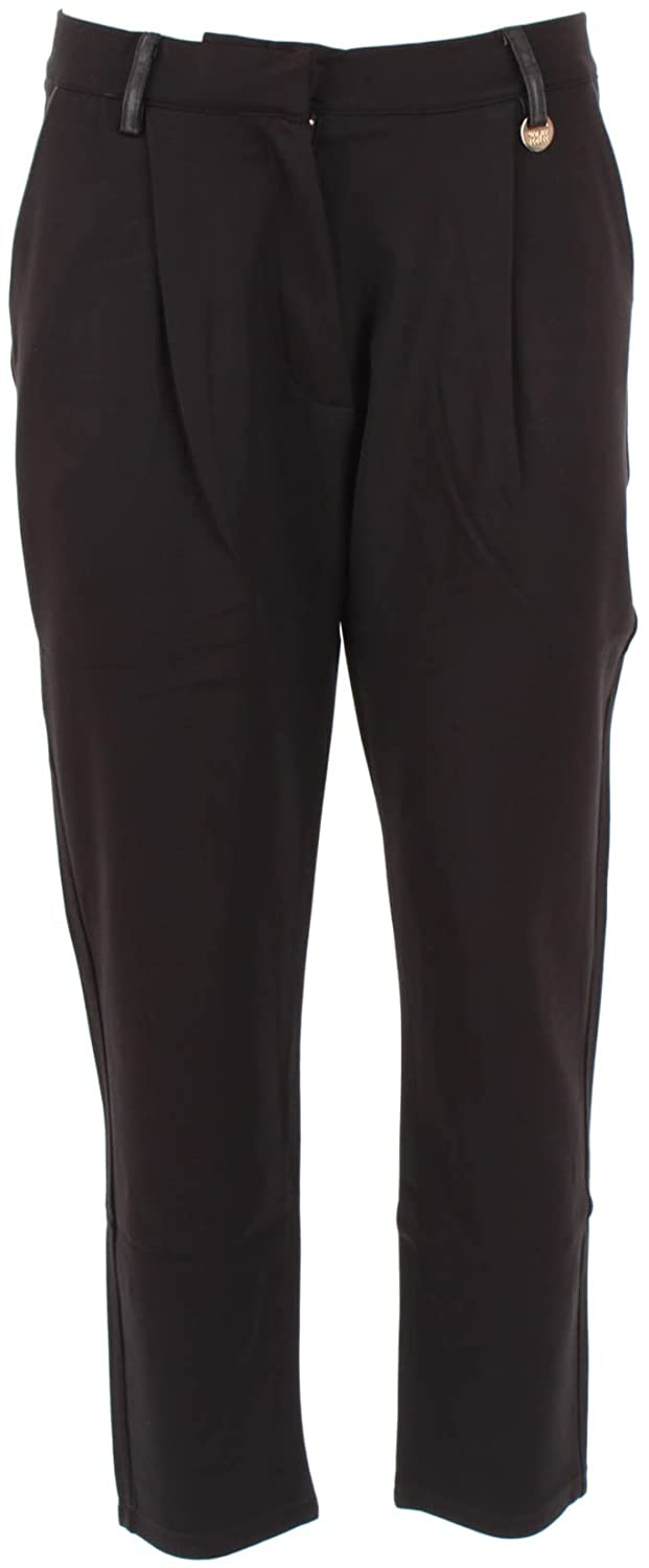 YES-ZEE Pantalone Donna nero
