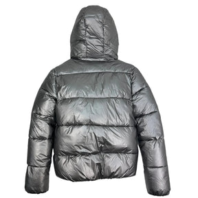 SUNS Giaccone donna silver METALIA MIRROR