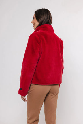 RINO E PELLE Pelliccia donna red berry (rosso)  VIE.7002411REDBERRY