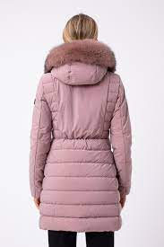 PEUTEREY Piumino pesante donna rosa SERIOLA ML04 FUR