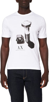 ARMANI EXCHANGE AX T-shirt Uomo bianco