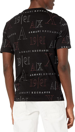 ARMANI EXCHANGE AX T-shirt Uomo nero 6KZTFW ZJ1DZ 2235