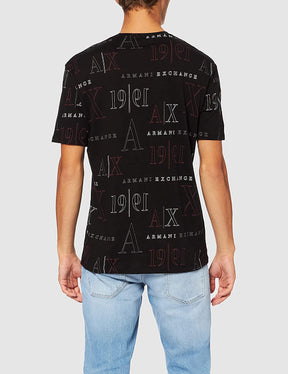 ARMANI EXCHANGE AX T-shirt Uomo nero 6KZTFW ZJ1DZ 2235