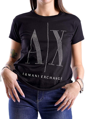 ARMANI EXCHANGE AX T-shirt Donna nero