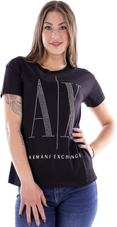 ARMANI EXCHANGE AX T-shirt Donna nero