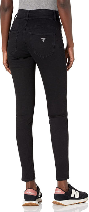 GUESS PANTALONE 5 TASCHE Donna nero
