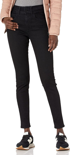 GUESS PANTALONE 5 TASCHE Donna nero