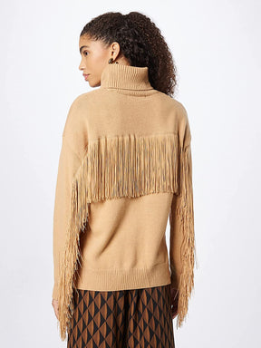 GUESS maglia con frange W2BR32 Z2WX0G197