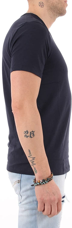 ARMANI EXCHANGE AX T-shirt Uomo blu  8NZT74 ZJA5Z
