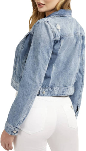GUESS Giubbino Donna blu