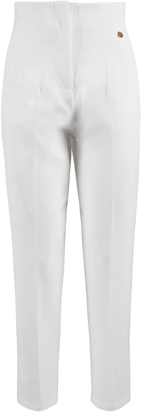 YES-ZEE Pantalone Donna bianco