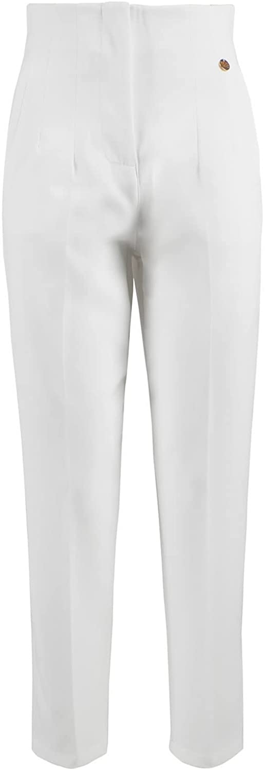 YES-ZEE Pantalone Donna bianco